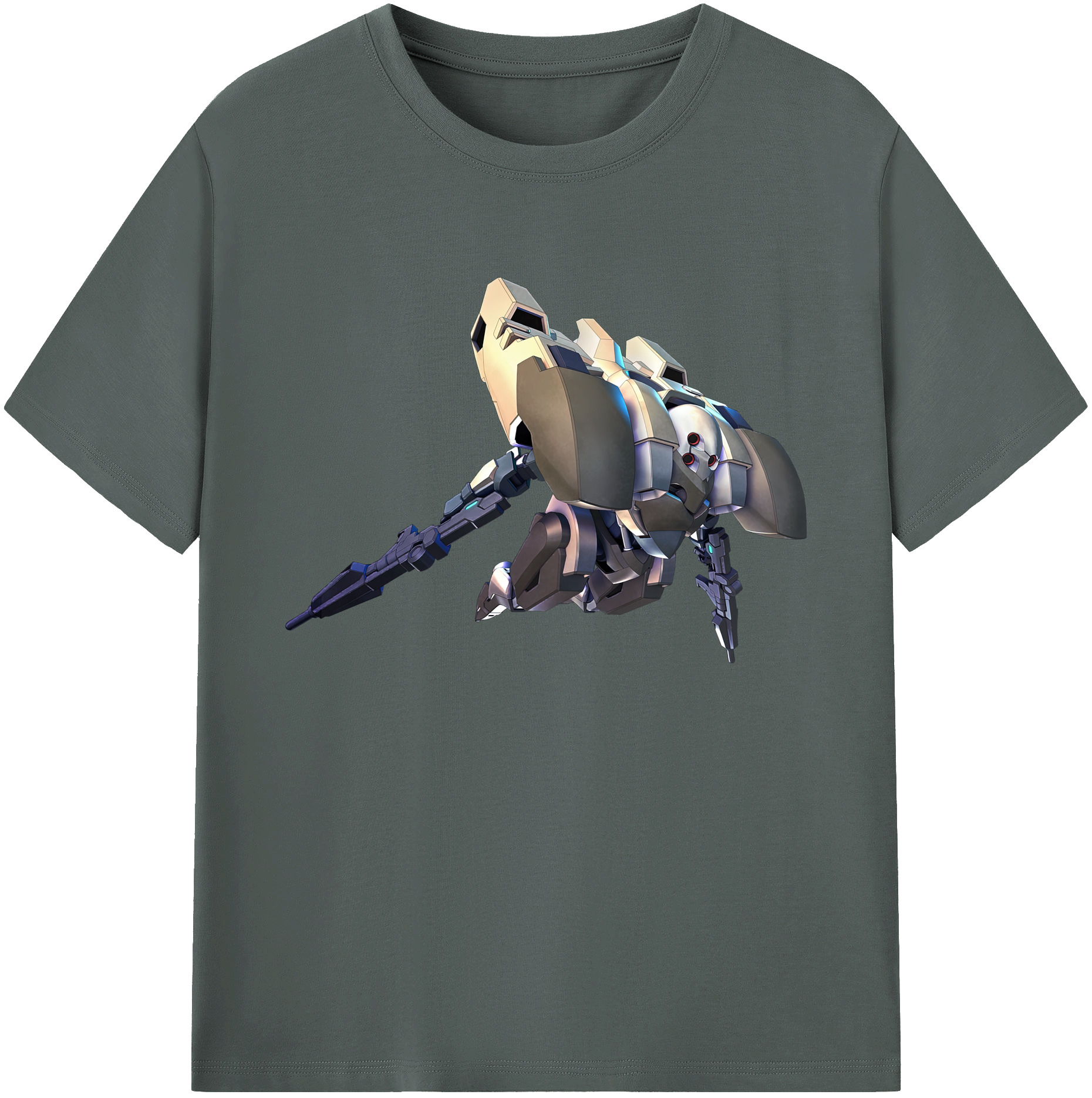 （画像用） 機動戦士ガンダム Mobile Suit Gundam 綿100％ メンズ半袖Tシャツ｜肌触りやわらか＆通気性